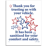 Vehicle Sanitized Floor Mats