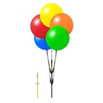Reusable balloon cluster kit
