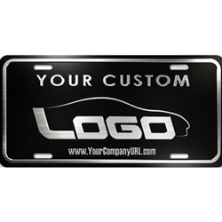 Custom Aluminum License Plate Insert