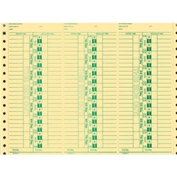 Time Clock Cards 5<br>Form#AA-292-VI
