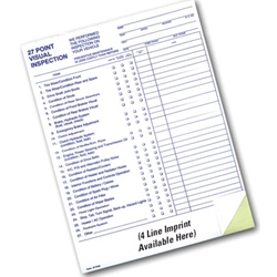 27 Point Inspection Form
