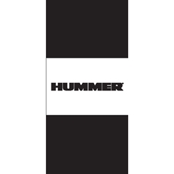 Hummer Light Pole Flags (Horizontal)