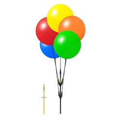 Reusable balloon cluster kit